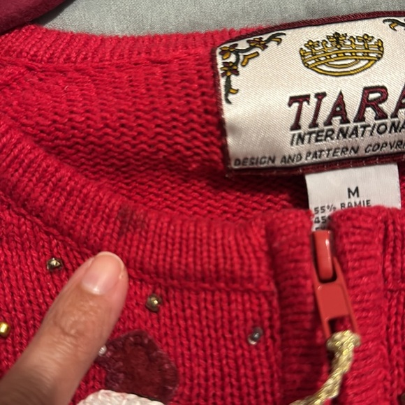 VINTAGE Christmas cardigan - Picture 7 of 7